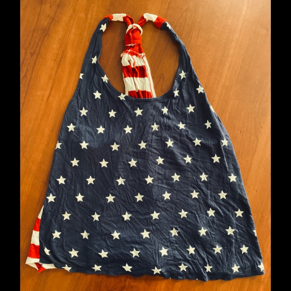 Guess American Flag Tank Top. NWOT.